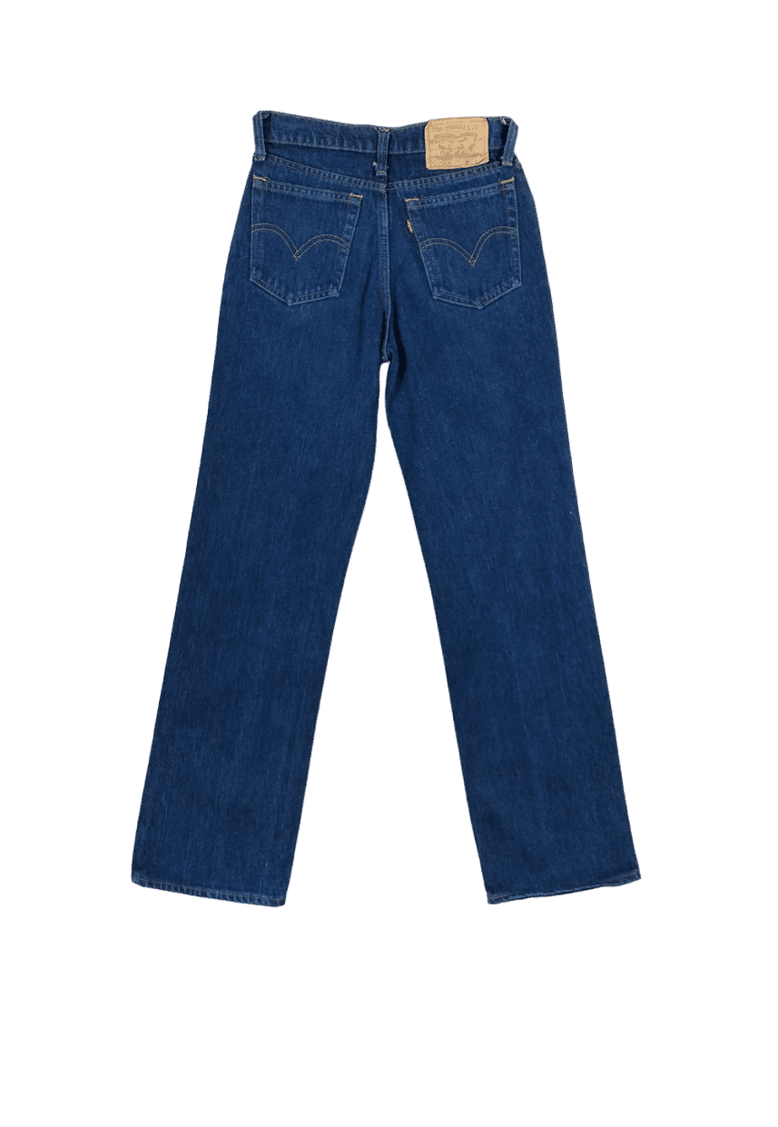 Jean Levi's 505 Vintage - Coupe Conique, Ourlet Brut, Taille 27 Femme - Occasion Très Bon état